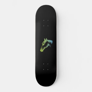 SKATEBOARD TÊTE DE CHEVAL COLORÉE