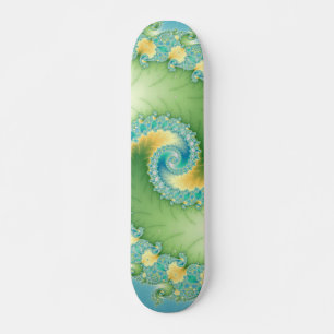 Skateboard Tête de fidèle - Art fractal