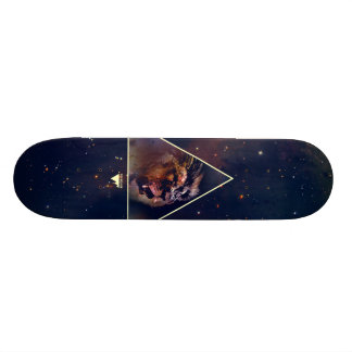 Skateboard Tête de lion de triangle de galaxie - Trendium