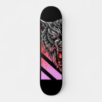 Tête de loup rose