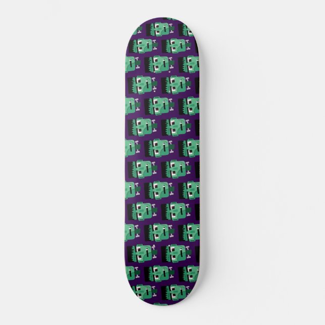 Skateboard Tête de monstre de Frankenstein (Recto)