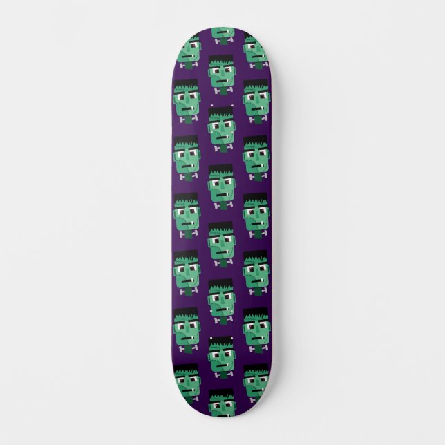 Skateboard Tête de monstre de Frankenstein (Recto)