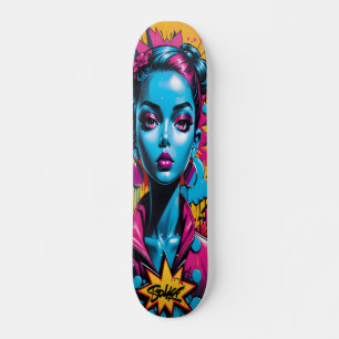 Skateboard Tête de style Graffiti