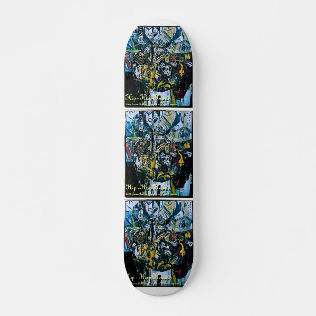 SKATEBOARD TÊTES DE HIP HOP (Devant)