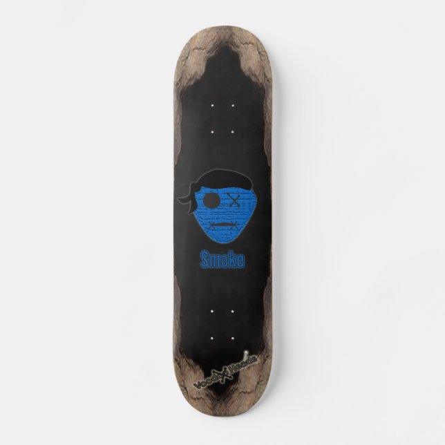 Skateboard Têtes vaudou ~ Grotte (Recto)