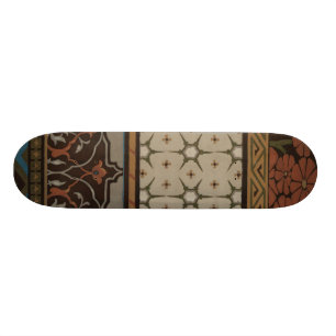 Skateboard Textile d'héritage avec les motifs décoratifs
