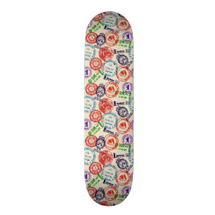 Skateboard Texture avec de vrais timbres