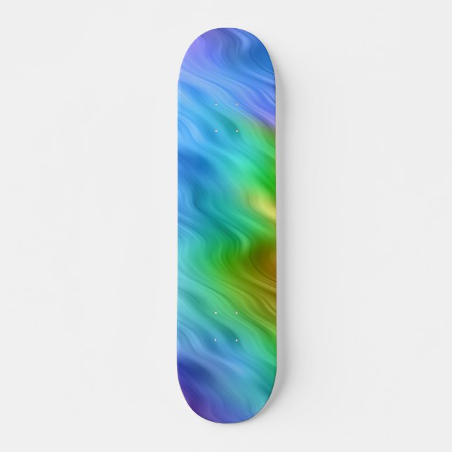 Skateboard Texture blanche (Devant)