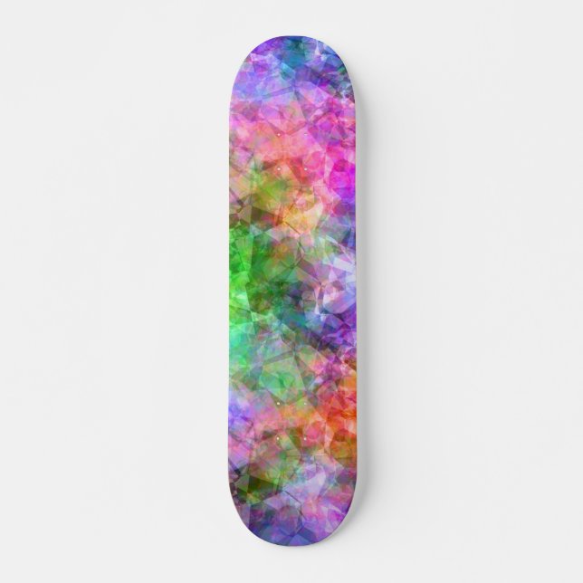 Skateboard Texture chromée (Devant)