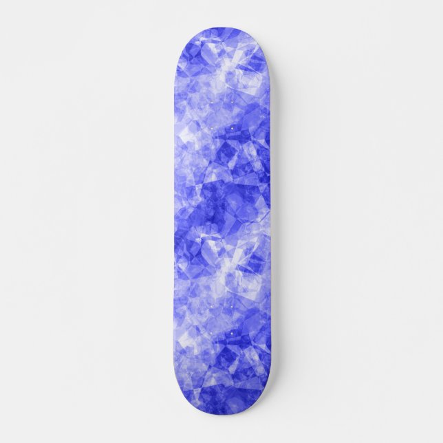 Skateboard Texture croûtée bleue (Devant)
