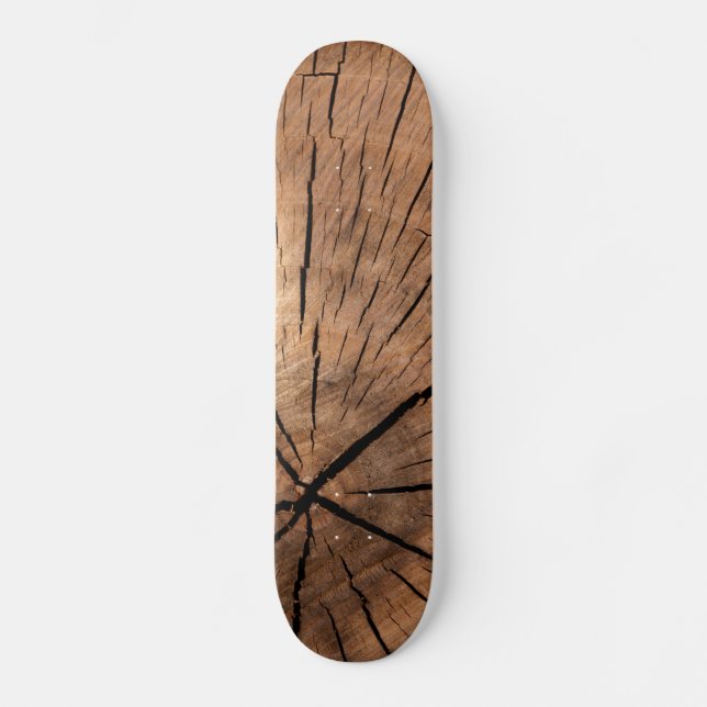 Skateboard Texture de souche d'arbre (Recto)