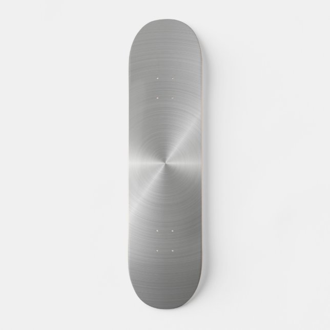 Skateboard Texture polie circulaire brillante en métal (Recto)