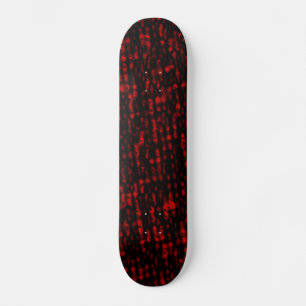 Skateboard Texture rouge et noire