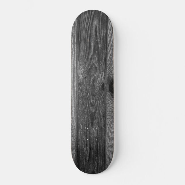 Skateboard Texture rustique en bois #1 #wall #art (Recto)