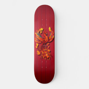 Skateboard Textures en bois rouge phénix