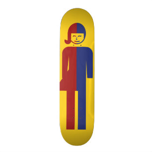 Skateboard ⚠ thaïlandais de signe de ⚠ de toilette de