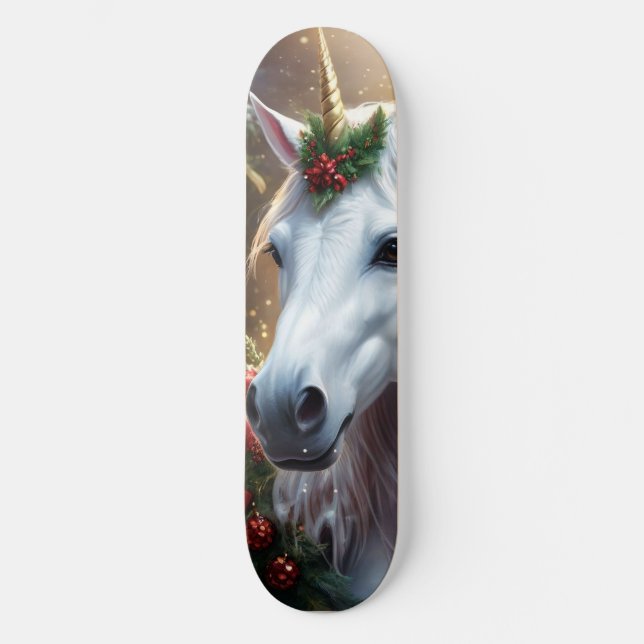Skateboard “The Unicorn of Noel” (Recto)