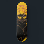 Skateboard Theophile Steinlen - Le Conversation Noir Vintage<br><div class="desc">Poster vintage pour une visite du Conversation Noir (Chat noir) - Le théophile Alexandre Steinlen,  1896</div>