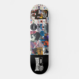 SKATEBOARD THOMPSON SPIN TWINS (VISITE OFFICIELLE DU MARCHAND