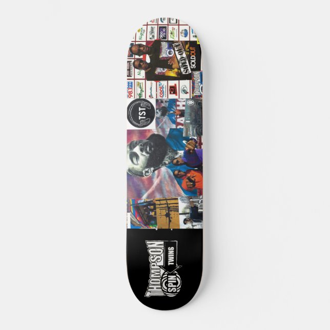SKATEBOARD THOMPSON SPIN TWINS (VISITE OFFICIELLE DU MARCHAND (Recto)