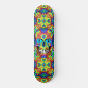Skateboard Tie Dye Skull Dead Zombie Skateboards