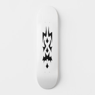 Skateboard Tie moderne noir et blanc minimaliste tribal