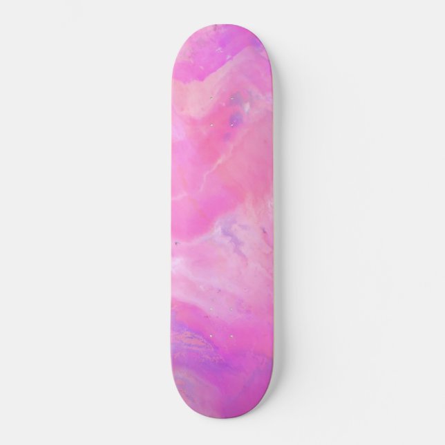 Skateboard Tige Acide Rose (Recto)