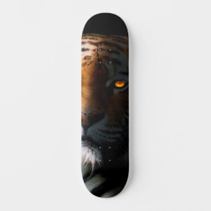 Skateboard Tiger Portrait