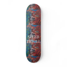 TIGER SKATE BOARD DESIGN PAR PAULA REILLY