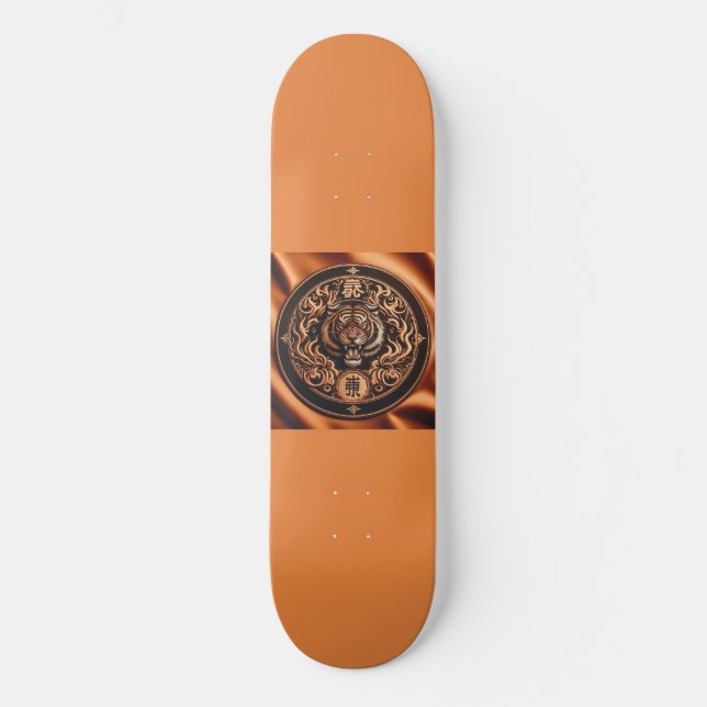 Skateboard Tigre Butterscotch (Recto)