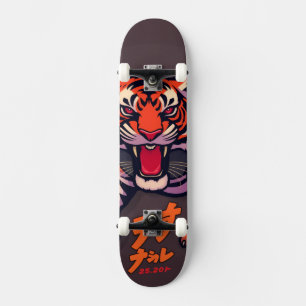 Skateboard Tigre d'anime