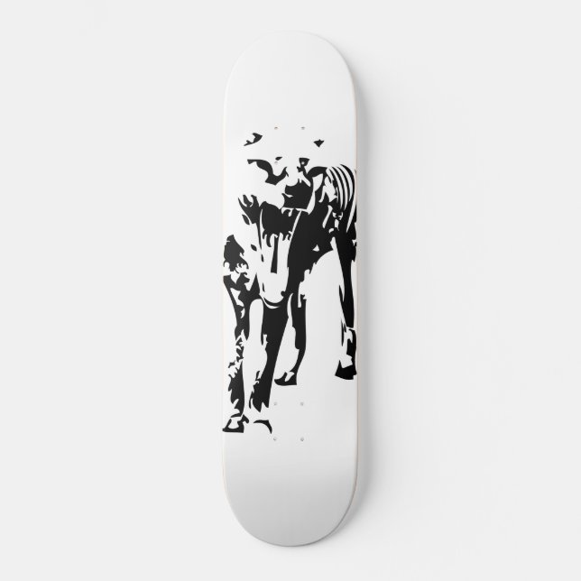Skateboard Tigre de Tasmanie (Thylacine) (Recto)