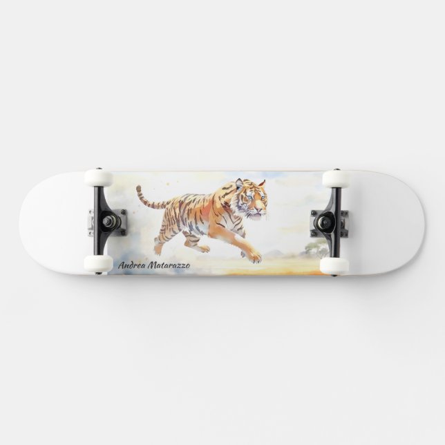 Skateboard Tigre en action 3 (Horz)