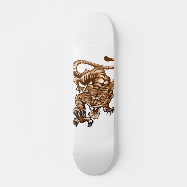 Skateboard Tigre sauvage (Devant)