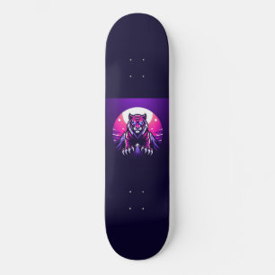 Skateboard Tigre sur la montagne