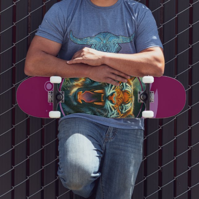 Skateboard Tigre torride (Extérieur 3)