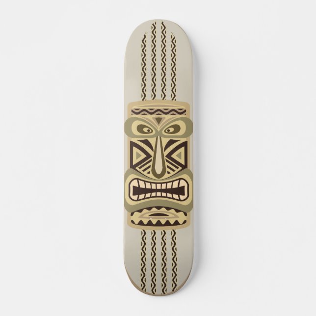 Skateboard Tiki Tan (Devant)
