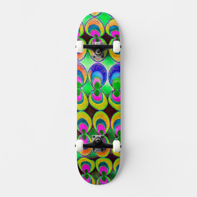 Skateboard Tissu Pop Art (Recto)
