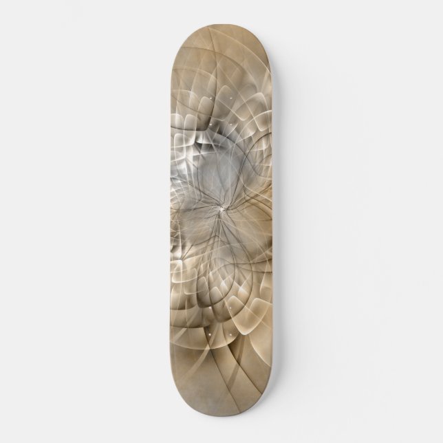 Skateboard Tons Terre Abstrait Art fractal moderne Texture (Recto)