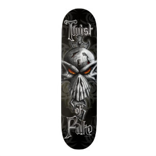 Skateboard Torsion de planche à roulettes de crâne de desti