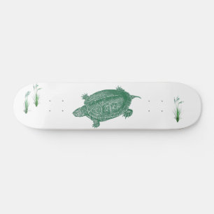 Skateboard Tortue de mer verte