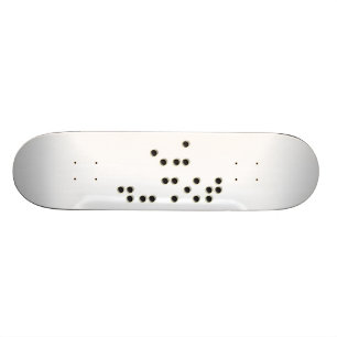 Skateboard Touchez-moi planche à roulettes (braille)