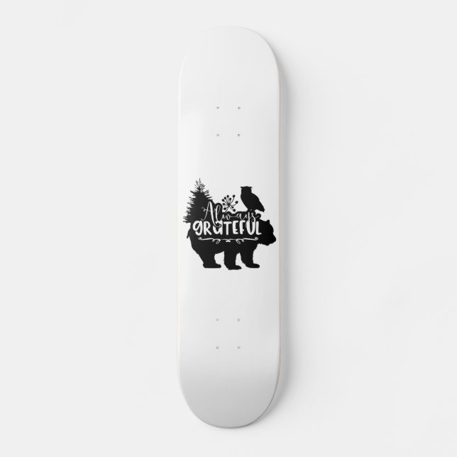 Skateboard Toujours reconnaissant (Recto)