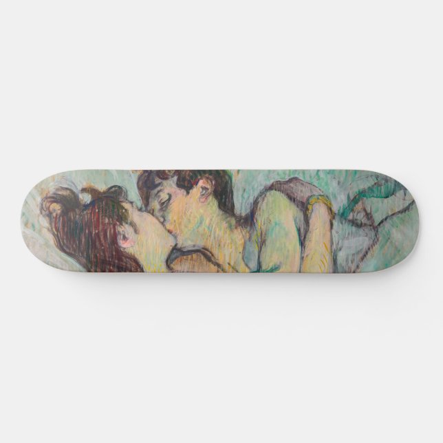 Skateboard Toulouse-Lautrec - Au lit : Le baiser (Horz)