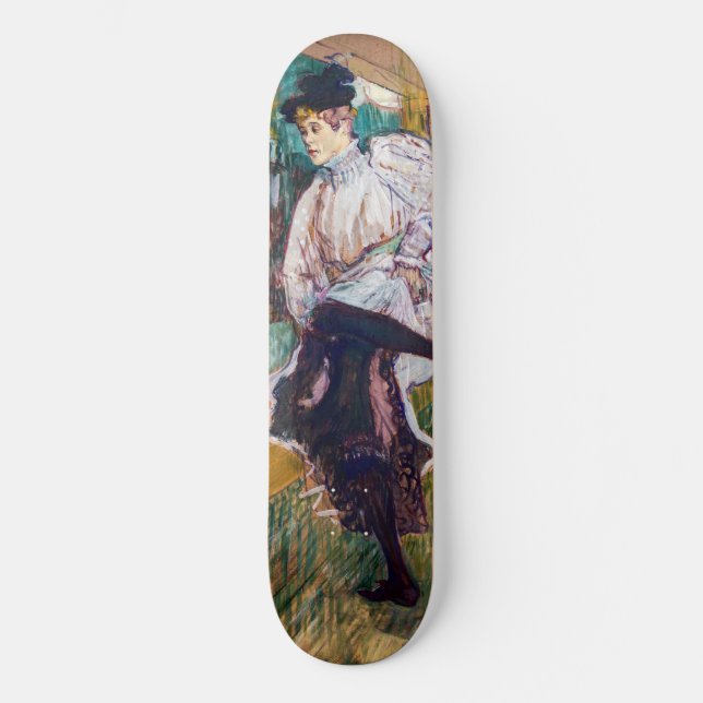 Skateboard Toulouse-Lautrec - Jane Avril dansant (Recto)
