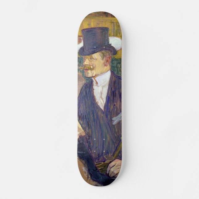 Skateboard Toulouse-Lautrec - L'Anglais à la Rouge (Recto)
