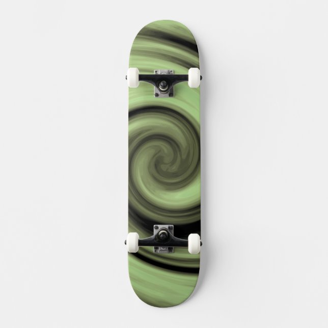 Skateboard Tourbillon jaune (Recto)