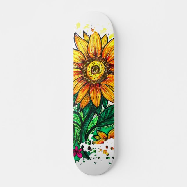 Skateboard Tournesol (Devant)
