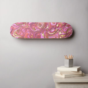 Skateboard Tournures 3D colorées hallucinogènes