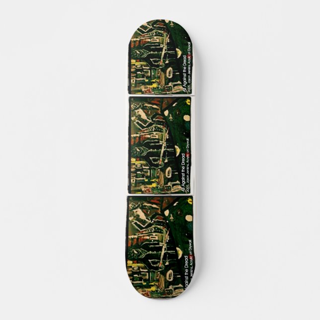 SKATEBOARD TOUS CONTRE L'EFFROI (Devant)